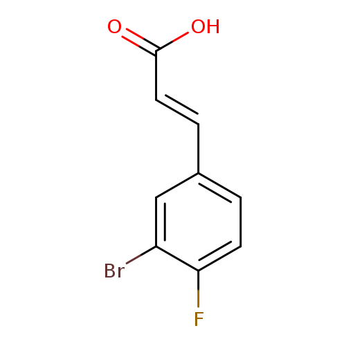 (E)-3-(3-Bromo-4-fluorophenyl)acrylic acid