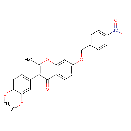 3-(3,4-dimethoxyphenyl)-2-methyl-7-[(4-nitrophenyl)methoxy]-4H-chromen-4-one