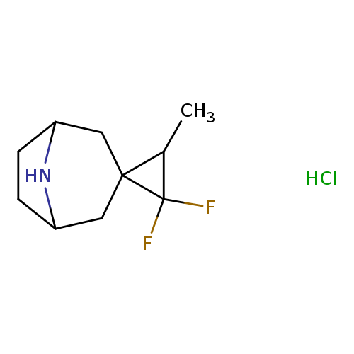 "3',3'-difluoro-2'-methyl-8-azaspiro[bicyclo[3.2.1]octane-3,1'-cyclopropane] hydrochloride"