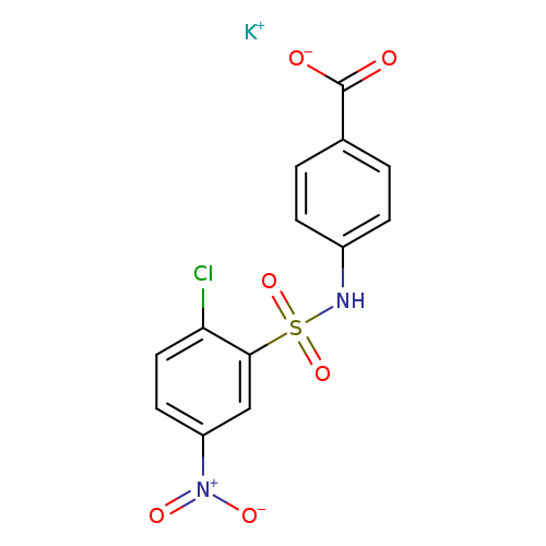 potassium 4-(2-chloro-5-nitrobenzenesulfonamido)benzoate