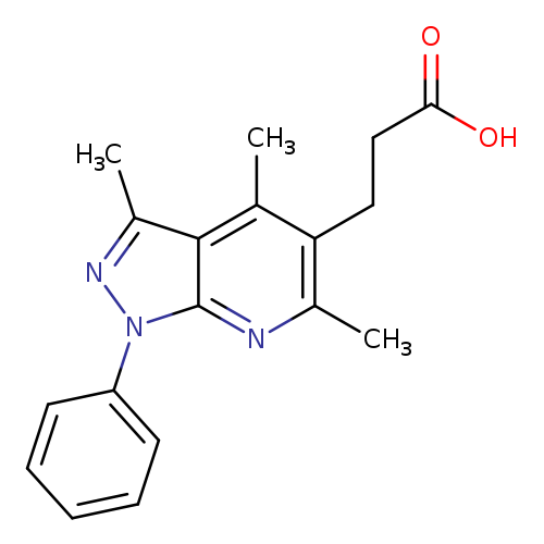 3-(3,4,6-Trimethyl-1-phenyl-1H-pyrazolo[3,4-b]pyridin-5-yl)-propionic acid