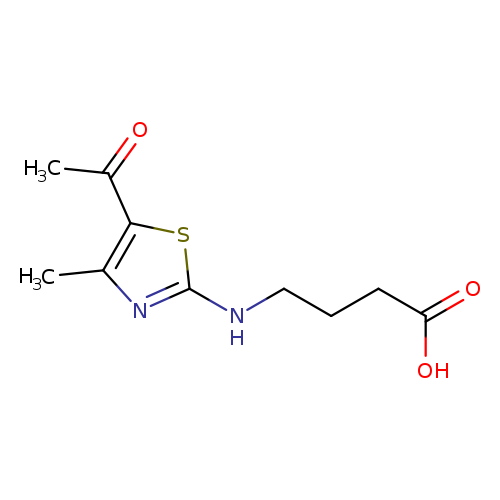 4-[(5-Acetyl-4-methyl-1,3-thiazol-2-yl)amino]butanoic acid