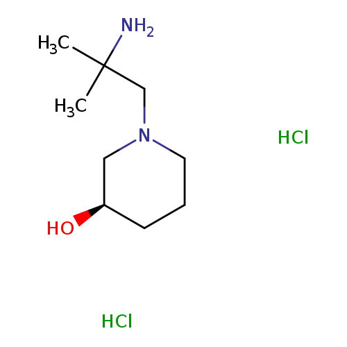 (3R)-1-(2-amino-2-methylpropyl)piperidin-3-oldihydrochloride
