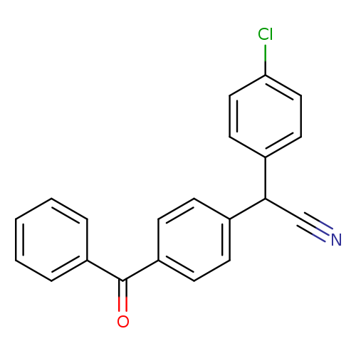 2-(4-benzoylphenyl)-2-(4-chlorophenyl)acetonitrile