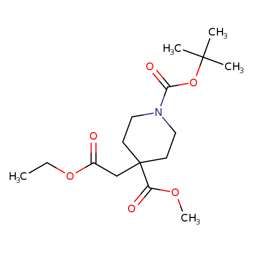 Methyl 1-BOC-4-(2-ethoxy-2-oxoethyl)piperidine-4-carboxylate