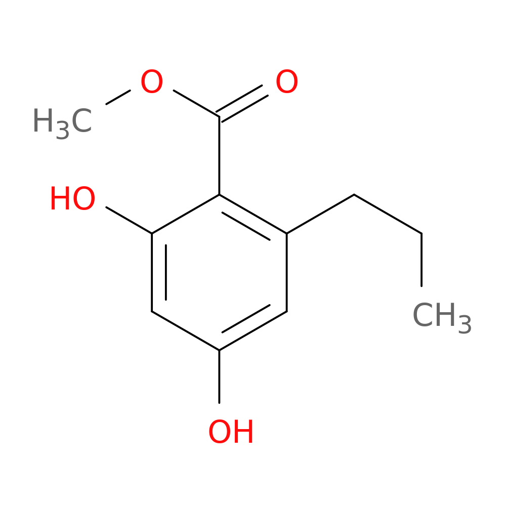 Benzoic acid, 2,4-dihydroxy-6-propyl-, methyl ester