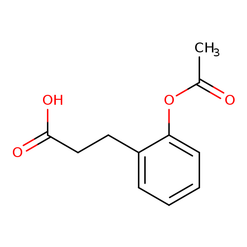 3-(2-Acetoxyphenyl)propanoic acid