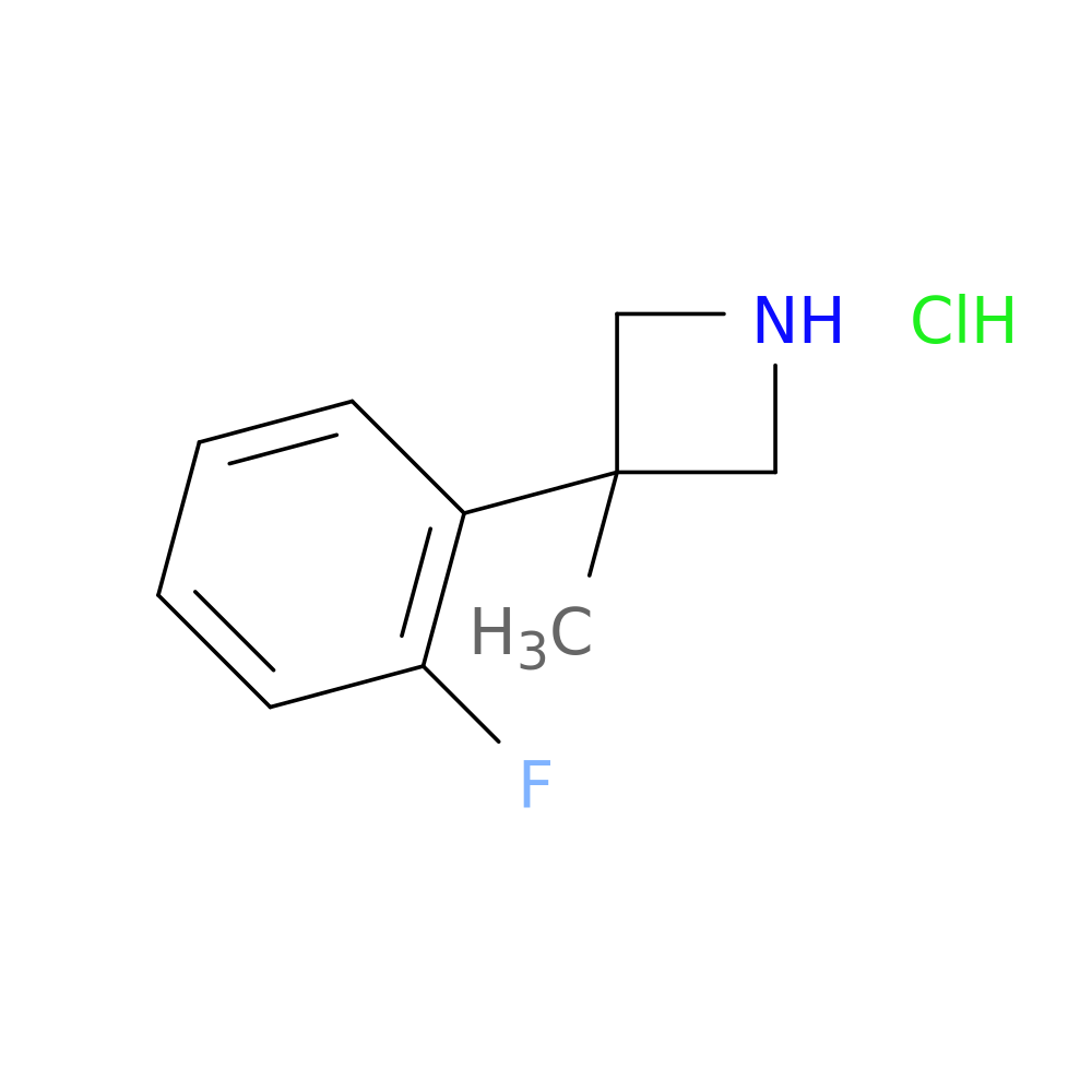 3-(2-fluorophenyl)-3-methylazetidine hydrochloride