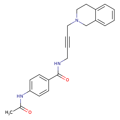 4-acetamido-N-[4-(1,2,3,4-tetrahydroisoquinolin-2-yl)but-2-yn-1-yl]benzamide