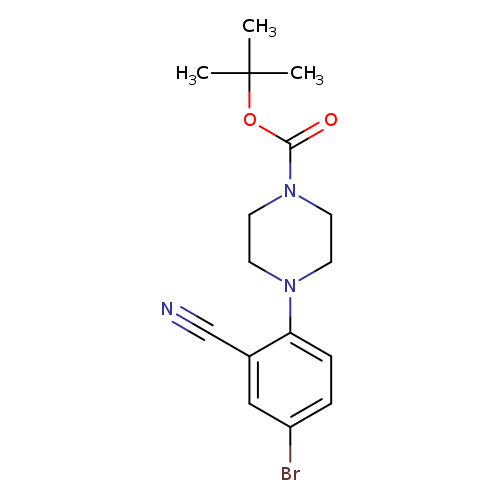 1-Boc-4-(4-Bromo-2-cyanophenyl)piperazine