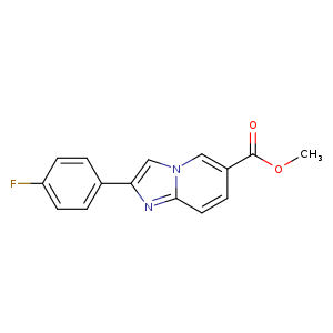 Methyl 2-(4-fluorophenyl)imidazo[1,2-a]pyridine-6-carboxylate