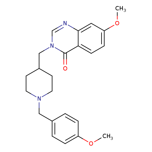 7-methoxy-3-({1-[(4-methoxyphenyl)methyl]piperidin-4-yl}methyl)-3,4-dihydroquinazolin-4-one