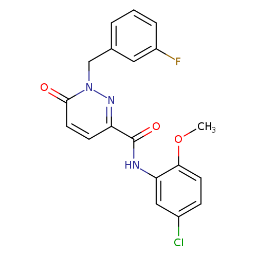 N-(5-chloro-2-methoxyphenyl)-1-[(3-fluorophenyl)methyl]-6-oxo-1,6-dihydropyridazine-3-carboxamide