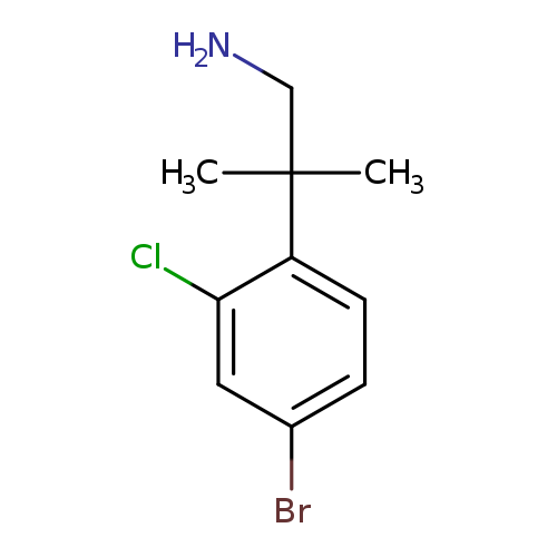 2-(4-Bromo-2-chlorophenyl)-2-methylpropan-1-amine