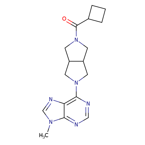 6-{5-cyclobutanecarbonyl-octahydropyrrolo[3,4-c]pyrrol-2-yl}-9-methyl-9H-purine