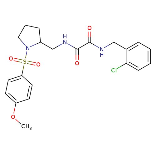 N'-[(2-chlorophenyl)methyl]-N-{[1-(4-methoxybenzenesulfonyl)pyrrolidin-2-yl]methyl}ethanediamide