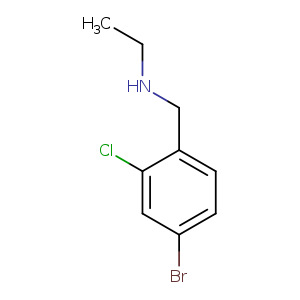 [(4-Bromo-2-chlorophenyl)methyl](ethyl)amine