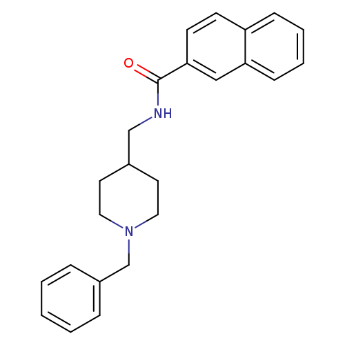 N-[(1-benzylpiperidin-4-yl)methyl]naphthalene-2-carboxamide