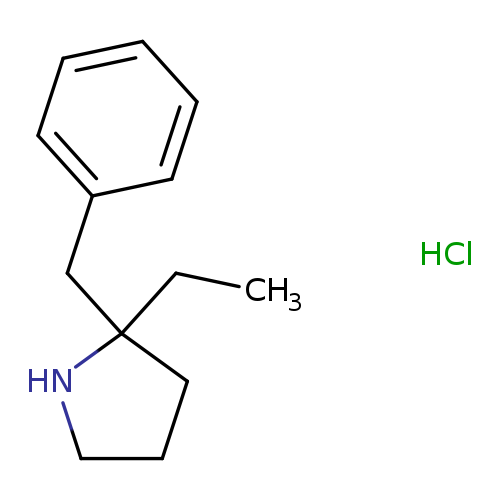 2-benzyl-2-ethylpyrrolidine hydrochloride