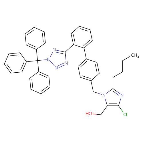 (2-Butyl-4-chloro-1-((2'-(2-trityl-2H-tetrazol-5-yl)-[1,1'-biphenyl]-4-yl)methyl)-1H-imidazol-5-yl)methanol