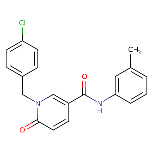 1-[(4-chlorophenyl)methyl]-N-(3-methylphenyl)-6-oxo-1,6-dihydropyridine-3-carboxamide