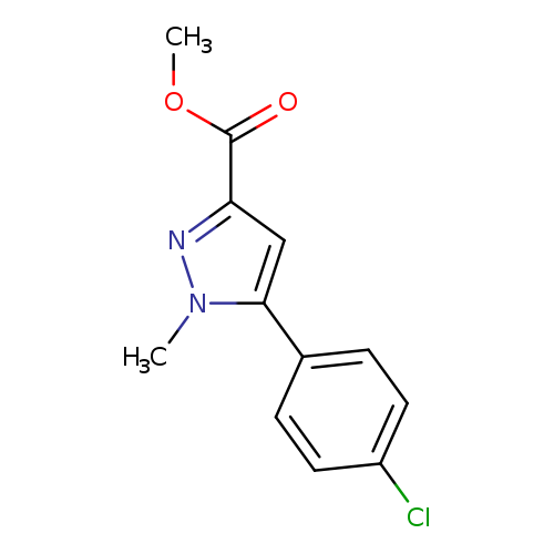Methyl 5-(4-chlorophenyl)-1-methyl-1h-pyrazole-3-carboxylate