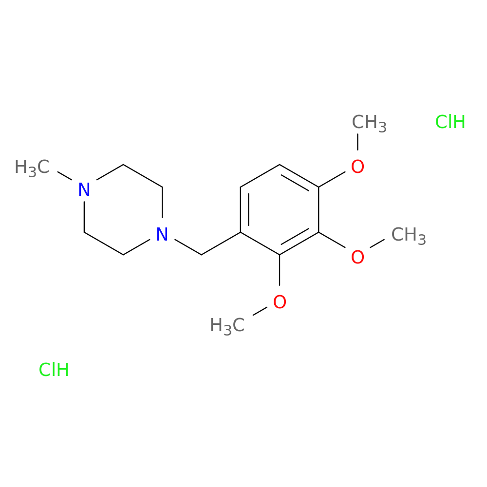 1-Methyl-4-(2,3,4-trimethoxybenzyl)piperazine dihydrochloride