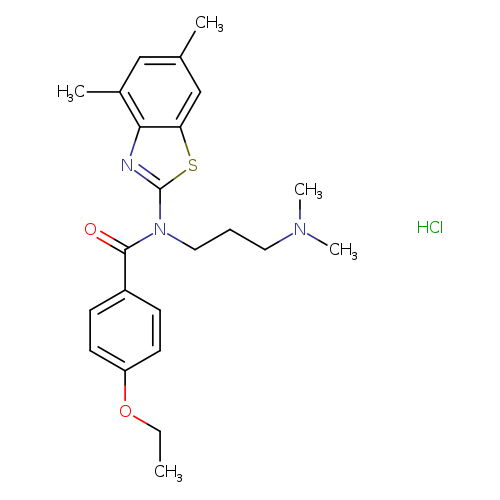 N-(4,6-dimethyl-1,3-benzothiazol-2-yl)-N-[3-(dimethylamino)propyl]-4-ethoxybenzamide hydrochloride