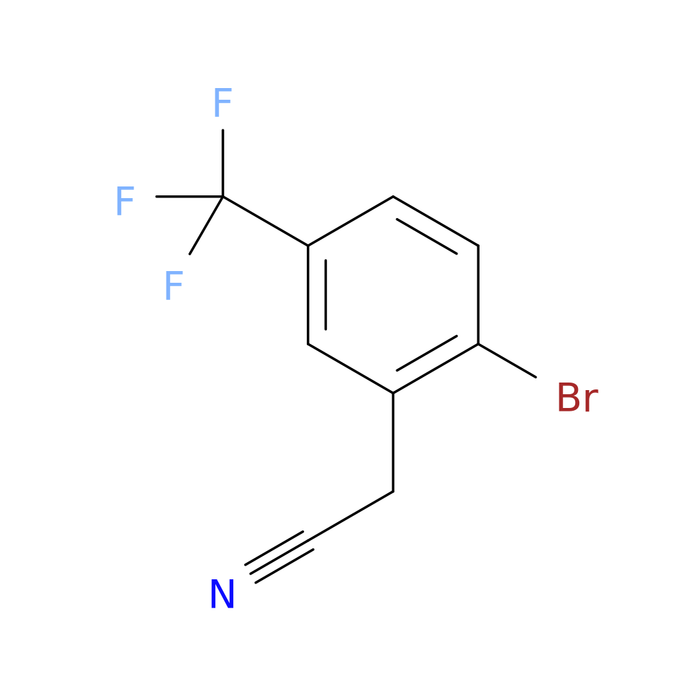 2-(2-Bromo-5-(trifluoromethyl)phenyl)acetonitrile