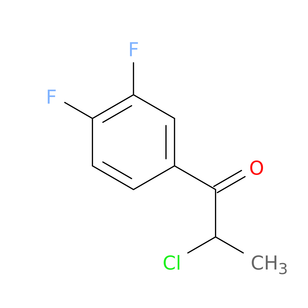1-Propanone, 2-chloro-1-(3,4-difluorophenyl)-