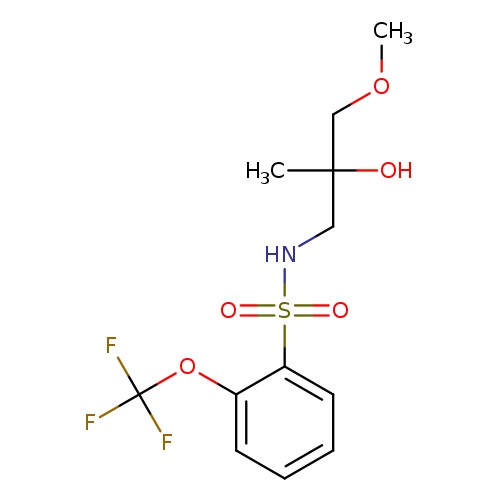 N-(2-hydroxy-3-methoxy-2-methylpropyl)-2-(trifluoromethoxy)benzene-1-sulfonamide