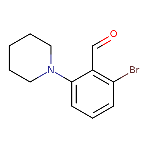 2-Bromo-6-(piperidin-1-yl)benzaldehyde