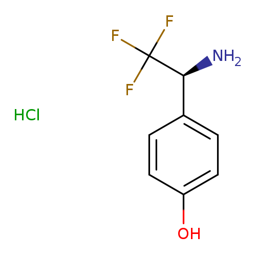 4-[(1S)-1-amino-2,2,2-trifluoroethyl]phenolhydrochloride