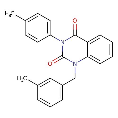 3-(4-methylphenyl)-1-[(3-methylphenyl)methyl]-1,2,3,4-tetrahydroquinazoline-2,4-dione