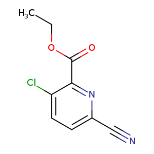 Ethyl 3-chloro-6-cyanopicolinate