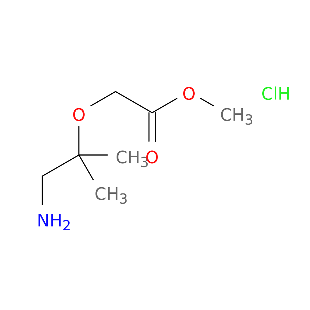 methyl 2-[(1-amino-2-methylpropan-2-yl)oxy]acetate hydrochloride