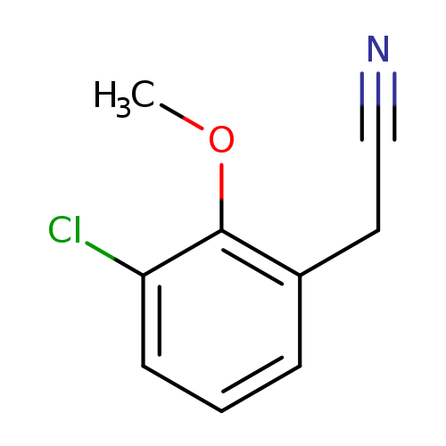 2-(3-chloro-2-methoxyphenyl)acetonitrile