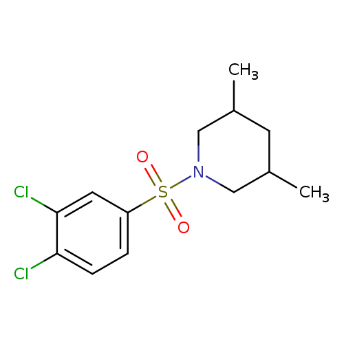 1-(3,4-dichlorobenzenesulfonyl)-3,5-dimethylpiperidine
