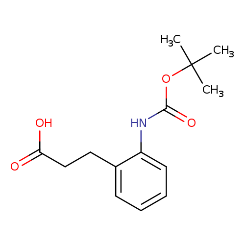 3-(2-{[(tert-butoxy)carbonyl]amino}phenyl)propanoic acid
