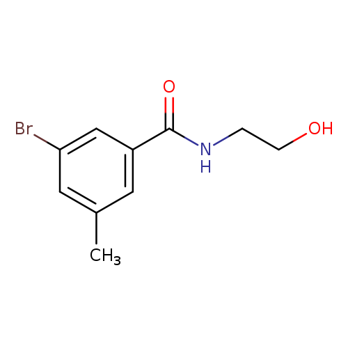 3-Bromo-N-(2-hydroxyethyl)-5-methylbenzamide