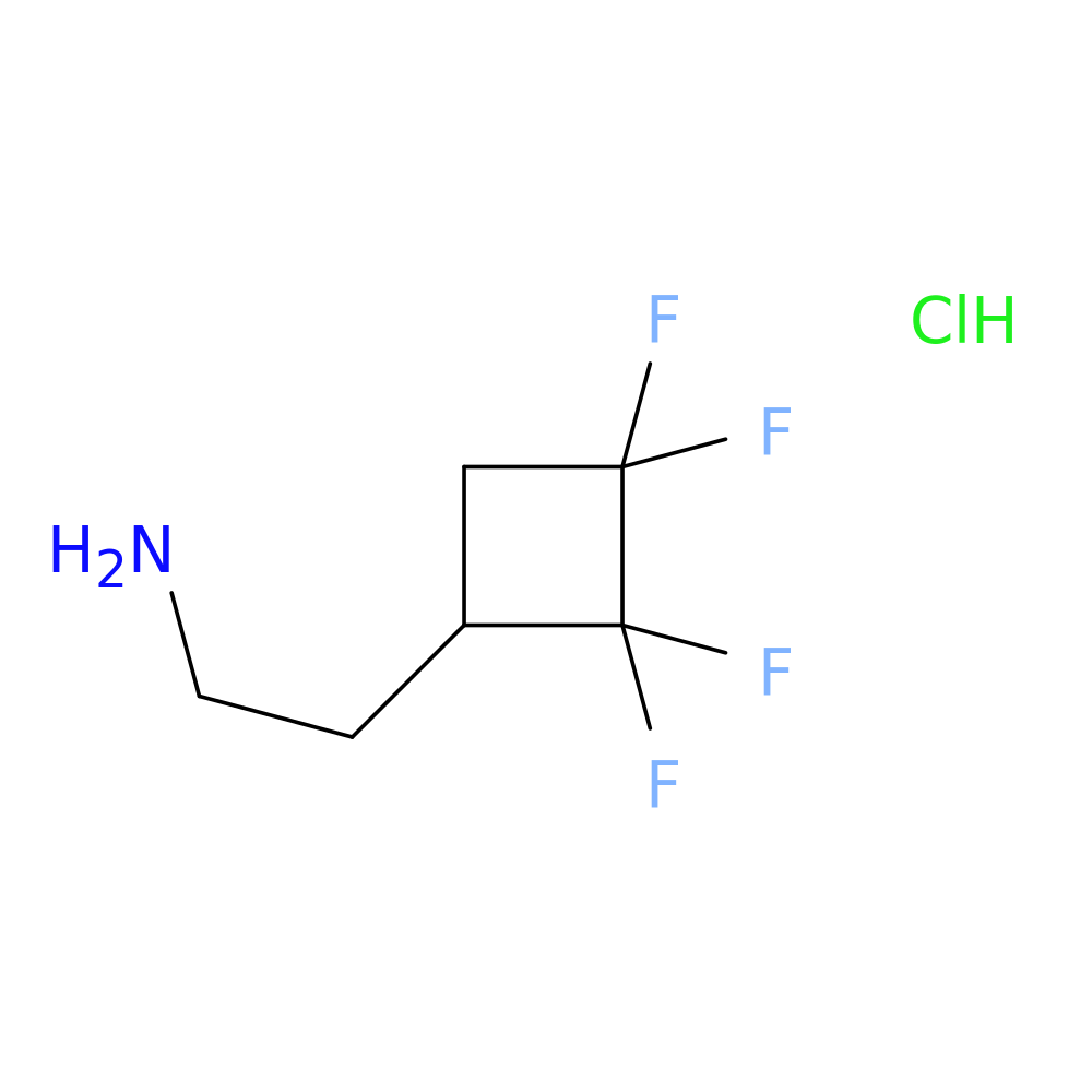 2-(2,2,3,3-tetrafluorocyclobutyl)ethan-1-amine hydrochloride