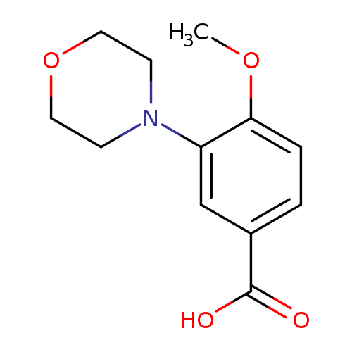 4-methoxy-3-(4-morpholinyl)benzoic acid