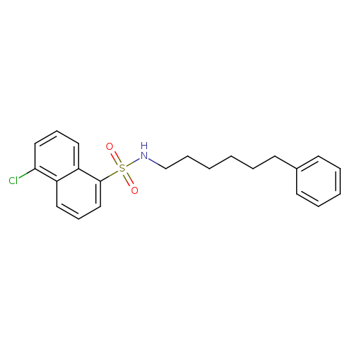 1-Naphthalenesulfonamide, 5-chloro-N-(6-phenylhexyl)-
