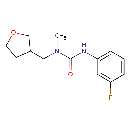 N-​(3-​Fluorophenyl)​-​N-​methyl-​N-​[(tetrahydro-​3-​furanyl)​methyl]​-urea