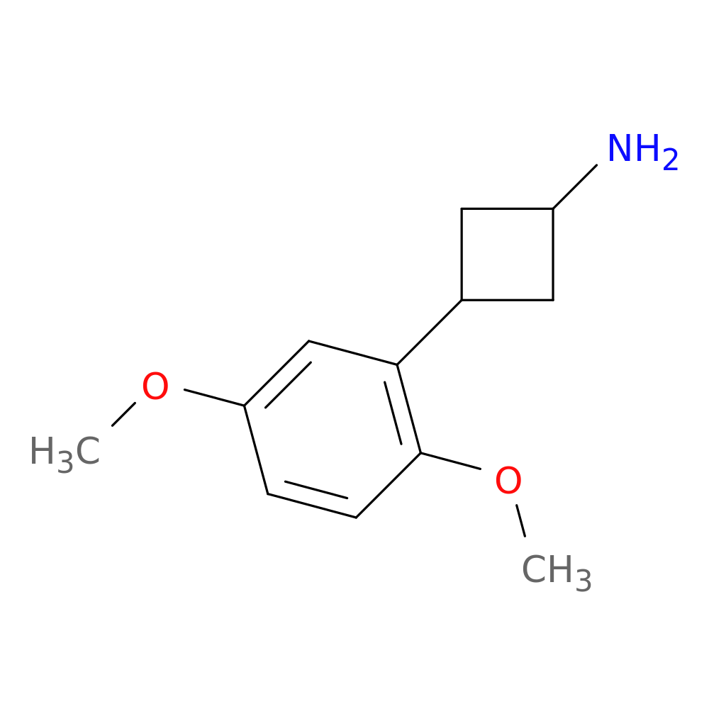 3-(2,5-dimethoxyphenyl)cyclobutan-1-amine
