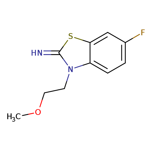 6-fluoro-3-(2-methoxyethyl)benzo[d]thiazol-2(3H)-imine 4-methylbenzenesulfonate