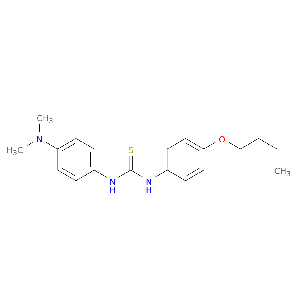 N-(4-Butoxyphenyl)-N′-[4-(dimethylamino)phenyl]thiourea