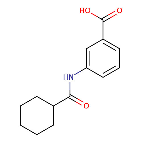 3-[(Cyclohexylcarbonyl)amino]benzoic acid
