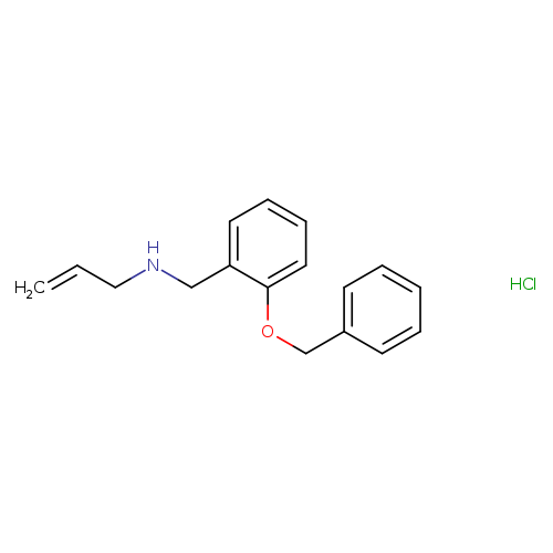 {[2-(benzyloxy)phenyl]methyl}(prop-2-en-1-yl)amine hydrochloride