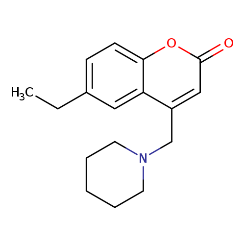 6-ethyl-4-[(piperidin-1-yl)methyl]-2H-chromen-2-one